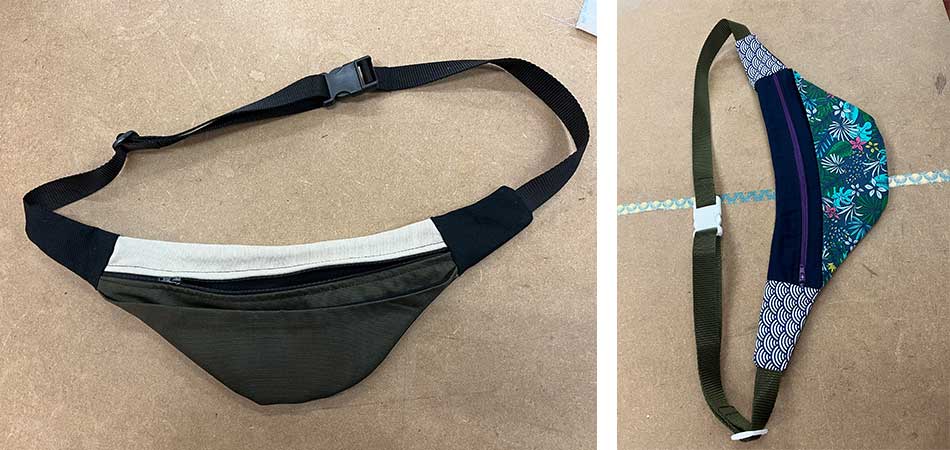 Compose et coud une banane en tissu