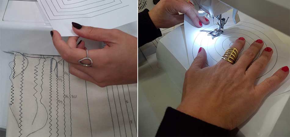 J'apprends a me servire d'une machine a coudre