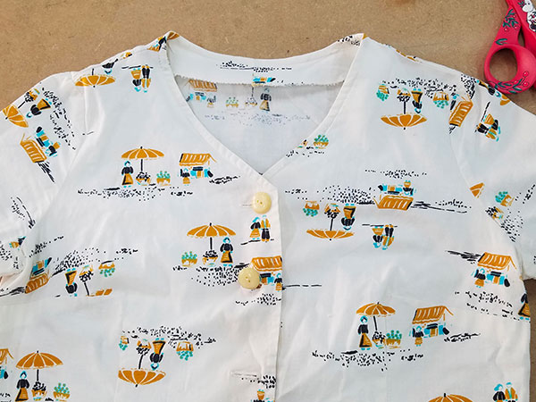 J'apprends à retoucher un vêtement